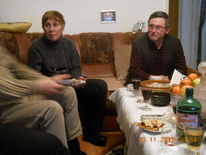 Gyuri sI Olga 30 nov.2011; Sarbatorim Ziua Nationala
