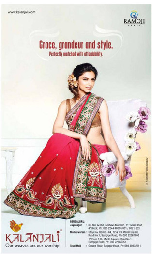 Deepika Padukone Wear Kalanjali Sari - Saree Collection2[1]