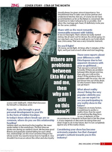 1 (8) - Pyaar Kii Yeh Ek Kahaani Vivian Dsena ZingMag Articles