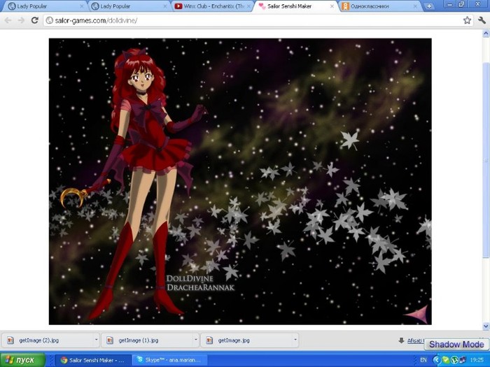 sailor black moon sau vampire:)) - sailor senshi by me