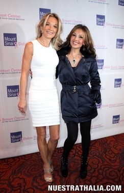 Thalia - Thalia-Dubin Breast center Benefit at the Mandarin Oriental Hotel in New York City