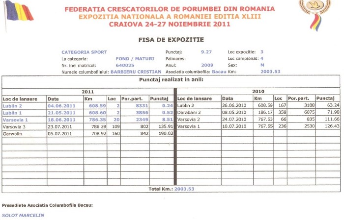 fisa de expozitie 2011 - CUPE-DIPLOME