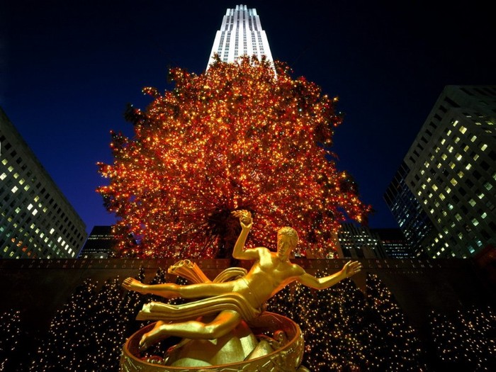 Christmas in Rockefeller Center, New York
