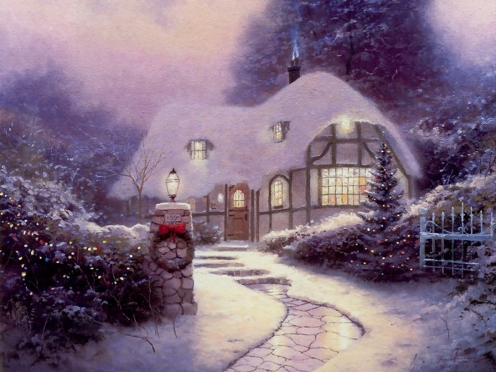 S4w-Kinkade040-ChristmasCottage_1990 - Christmas