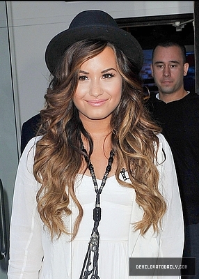 Demi (1) - Demi - September 19 - Arriving and Leaving Good Morning America