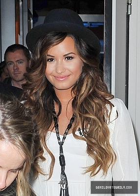 Demi (2) - Demi - September 19 - Arriving and Leaving Good Morning America