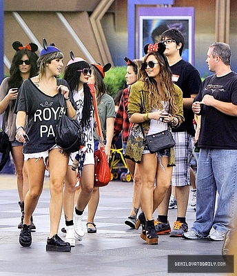 Demi (2) - Demi - August 21 - Having a fun day at Disneyland in Anaheim CA