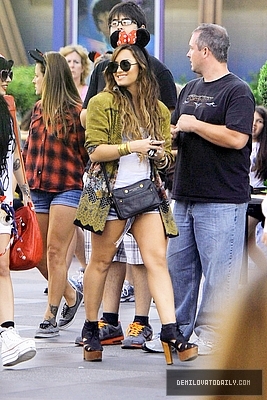 Demi (4) - Demi - August 21 - Having a fun day at Disneyland in Anaheim CA