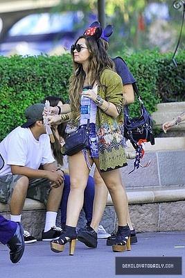 Demi (8) - Demi - August 21 - Having a fun day at Disneyland in Anaheim CA