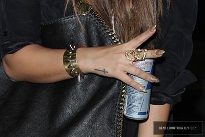 Demi (9) - Demi - August 5 - Leaving the Nokia Theatre after a Katy Perry Concert