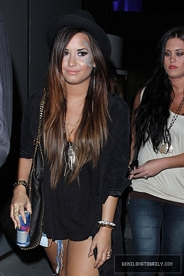 Demi (15) - Demi - August 5 - Leaving the Nokia Theatre after a Katy Perry Concert