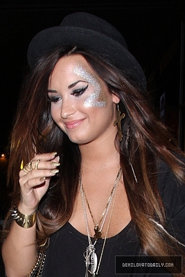 Demi (21) - Demi - August 5 - Leaving the Nokia Theatre after a Katy Perry Concert