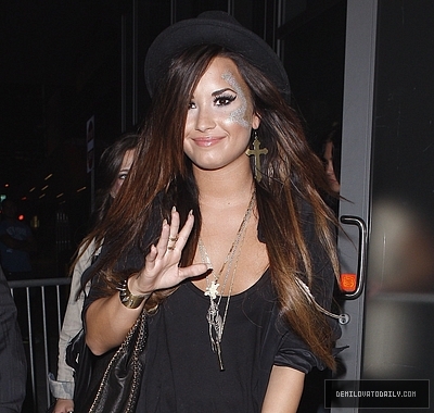 Demi (26) - Demi - August 5 - Leaving the Nokia Theatre after a Katy Perry Concert