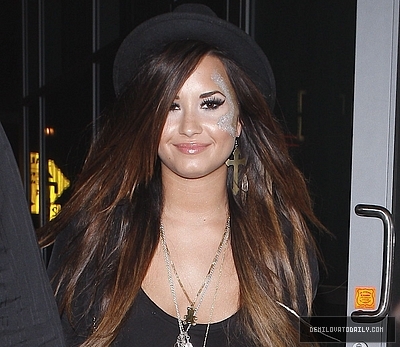 Demi (27) - Demi - August 5 - Leaving the Nokia Theatre after a Katy Perry Concert