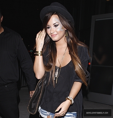 Demi (29) - Demi - August 5 - Leaving the Nokia Theatre after a Katy Perry Concert
