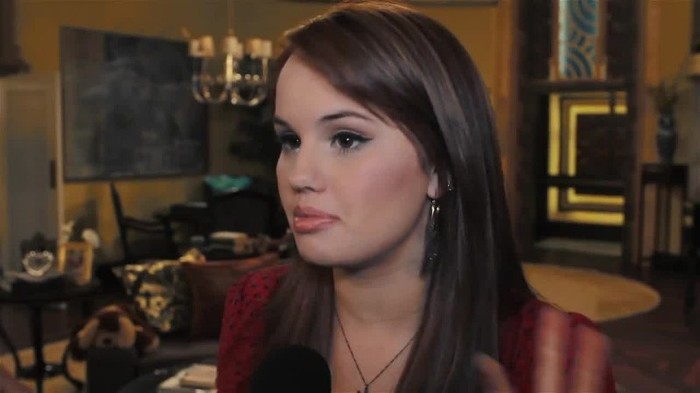 Debby Ryan On Set \'Jessie\' Interview 0499