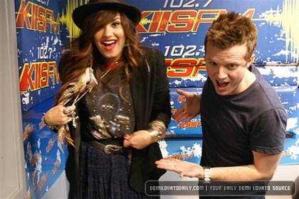 Demi (6) - Demi - July 21 - Visits 1027 KIIS FM