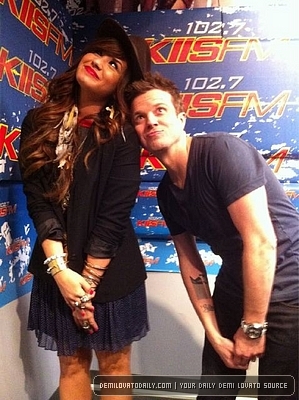 Demi (8) - Demi - July 21 - Visits 1027 KIIS FM