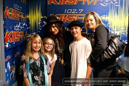 Demi (12) - Demi - July 21 - Visits 1027 KIIS FM