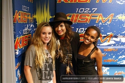 Demi (14) - Demi - July 21 - Visits 1027 KIIS FM