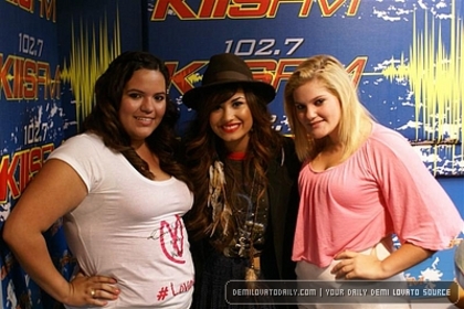 Demi (17) - Demi - July 21 - Visits 1027 KIIS FM