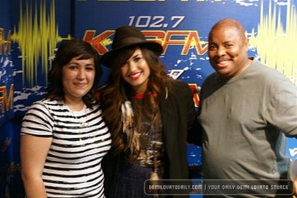 Demi (18) - Demi - July 21 - Visits 1027 KIIS FM