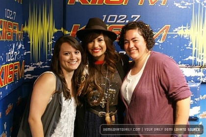 Demi (19) - Demi - July 21 - Visits 1027 KIIS FM