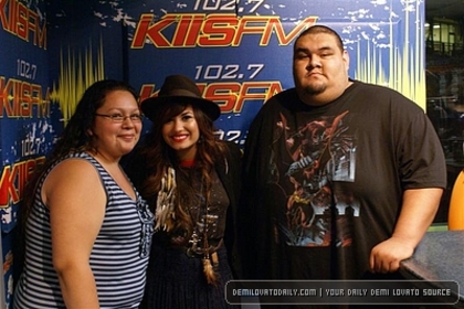 Demi (21) - Demi - July 21 - Visits 1027 KIIS FM