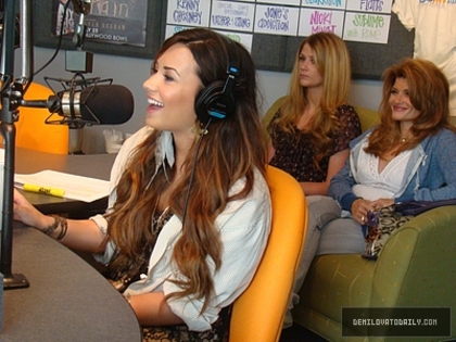 Demi (1) - Demi - July 22 - Visits IHeartRadio Studios