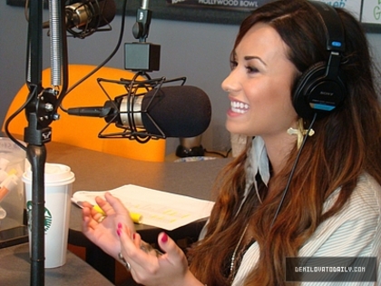 Demi (2) - Demi - July 22 - Visits IHeartRadio Studios