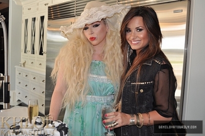 Demi (5) - Demi - July 23 - Kim Kardashian Bridal Shower