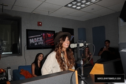 Demi (4) - Demi - July 25 - Visits Y100 Miami Studios