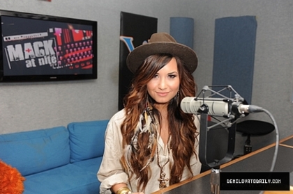 Demi (6) - Demi - July 25 - Visits Y100 Miami Studios