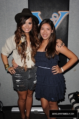 Demi (18) - Demi - July 25 - Visits Y100 Miami Studios