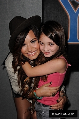 Demi (20) - Demi - July 25 - Visits Y100 Miami Studios