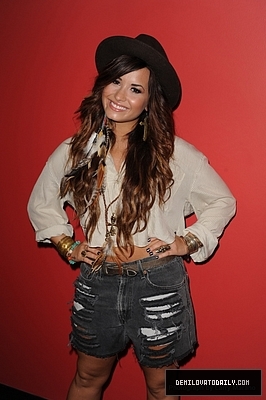 Demi (31) - Demi - July 25 - Visits Y100 Miami Studios