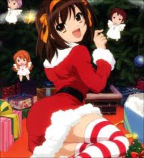 cv cx - Anime girl christmas