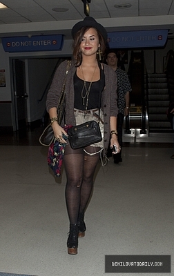 Demi (5) - Demi - September 21 - Arrives into LAX Airport
