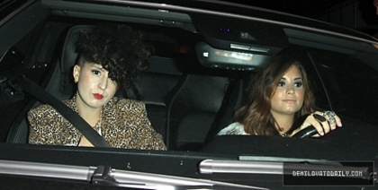 Demi (3) - Demi - September 30 - Leaving the Chateau Marmont in West Hollywood CA