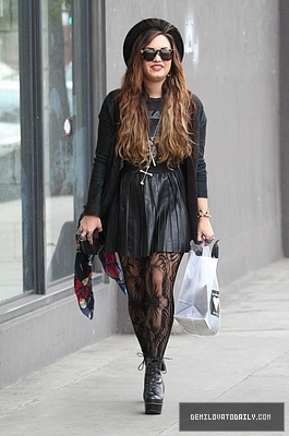 Demz (4) - Demi - October 4 - Shopping with a friend in Studio City CA
