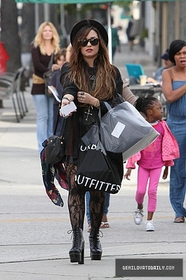 Demz (7) - Demi - October 4 - Shopping with a friend in Studio City CA