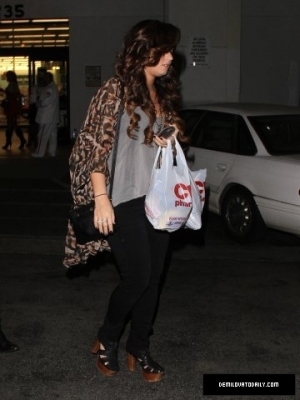 Demitzu (13) - Demi - October 29 - Leaving a CVS Pharmacy in Los Angeles CA