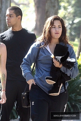 Demz - Demi - November 1 - Leaving a private residence in Los Angeles CA