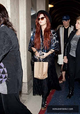 Demi (4) - Demi - December 12 - Arrives into LAX Airport