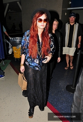 Demi (6) - Demi - December 12 - Arrives into LAX Airport