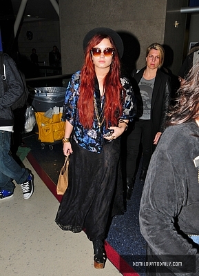 Demi (9) - Demi - December 12 - Arrives into LAX Airport