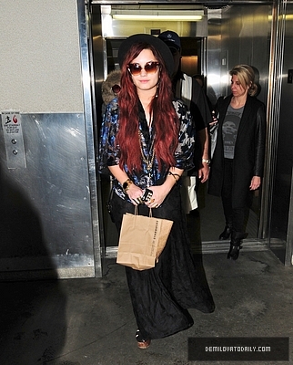 Demi (11) - Demi - December 12 - Arrives into LAX Airport