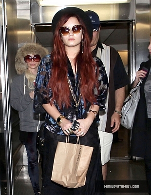 Demi (14) - Demi - December 12 - Arrives into LAX Airport