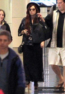 Demi (15) - Demi - December 12 - Arrives into LAX Airport