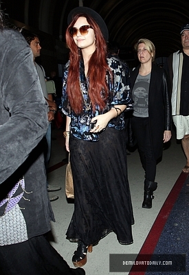 Demi (22) - Demi - December 12 - Arrives into LAX Airport